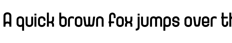 Preview of GOXAC Regular font