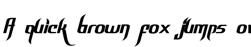 Preview of GraffickW05-Regular Regular font