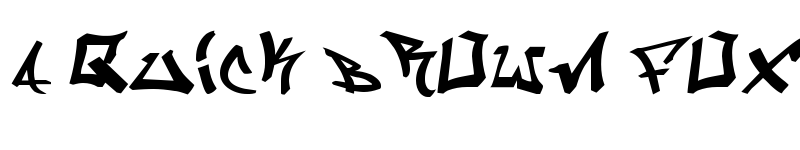 Preview of Graffiti Regular font