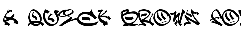 Preview of GRAFFPITY Regular font