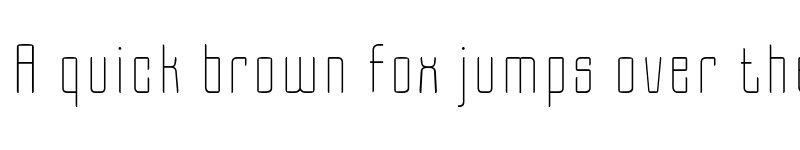 Preview of Grage Thin font