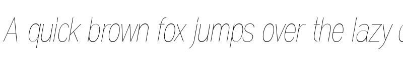 Preview of Gram Italic font
