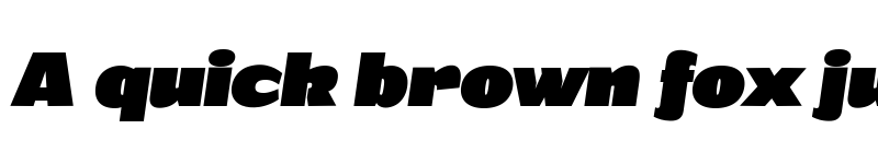 Preview of Grandi PERSONAL USE Black Italic font