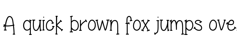 Preview of Grandma's Garden Medium font