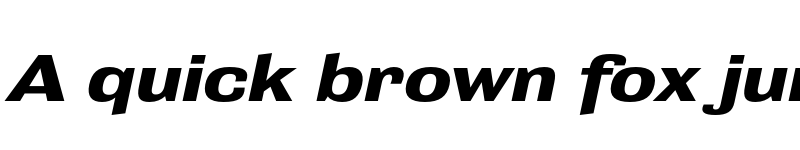 Preview of Grange Bold Extended Italic font