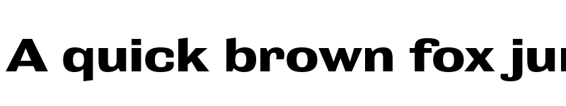 Preview of Grange Bold Extended font