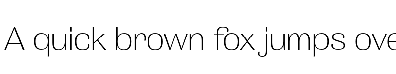 Preview of Grange Extra Light font