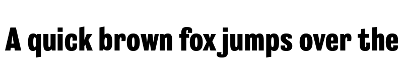 Preview of Grange Heavy Condensed font