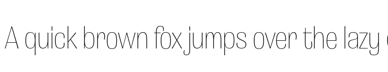 Preview of Grange Thin Condensed font