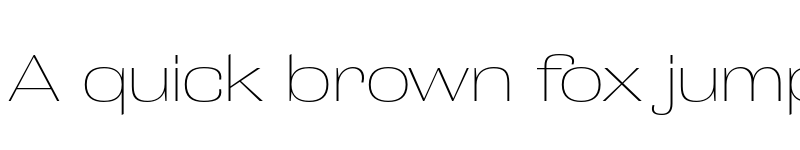 Preview of Grange Thin Extended font