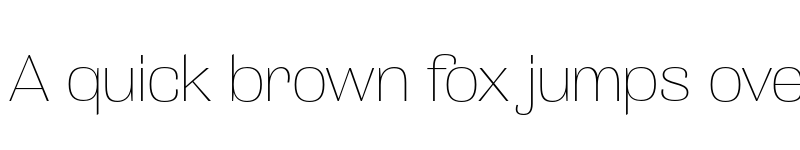 Preview of Grange Thin font