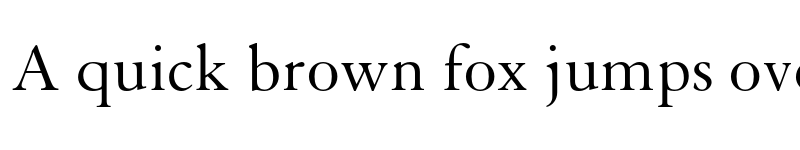 Preview of Granjon LT Medium font