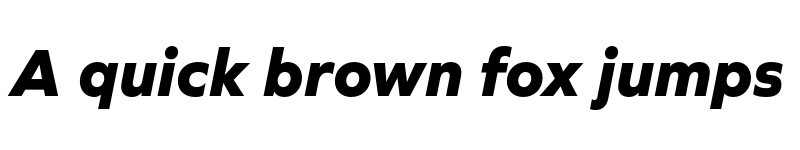 Preview of Graphie ExtraBold Italic font