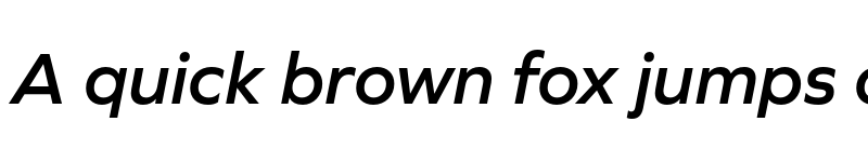 Preview of Graphie SemiBold Italic font