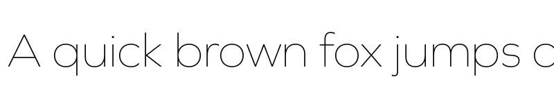 Preview of Graphie Thin font