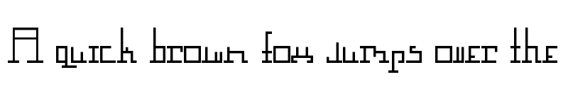 Preview of Gravimetric Regular font