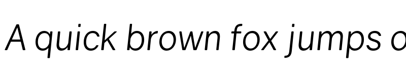 Preview of Gravity Book Italic font