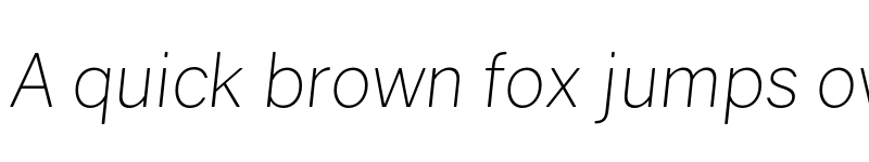 Preview of Gravity Light Italic font