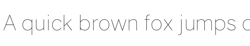 Preview of Gravity UltraLight font