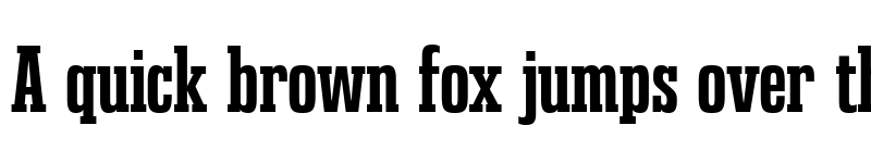 Preview of Gravtrac Condensed Bold font