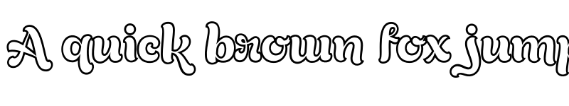 Preview of Gready PERSONAL USE ONLY Outline font