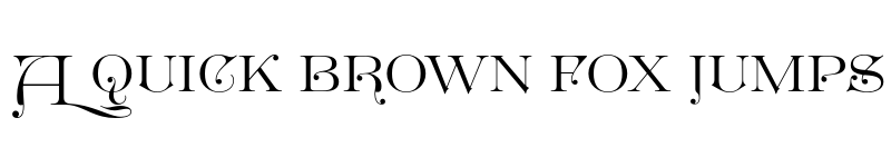 Preview of Great Victorian Swashed SC font