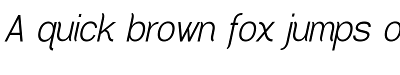 Preview of Greback Grotesque PERSONAL Italic font