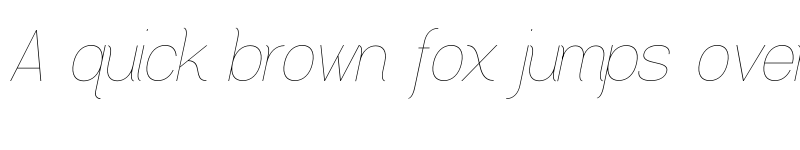 Preview of Greback Grotesque PERSONAL Light Italic font