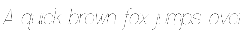 Preview of Greback Grotesque Thin Italic font