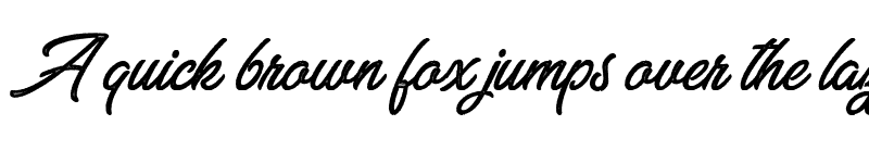 Preview of GREENFOOD PERSONAL USE Italic font