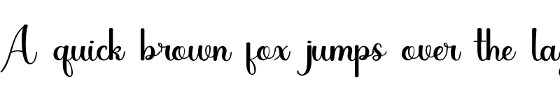 Preview of Greenhouse Regular font