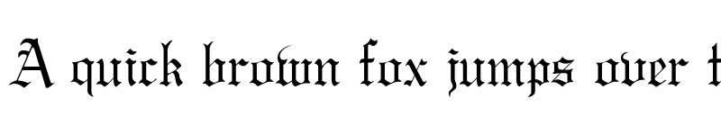 Preview of GregorianFLF Regular font