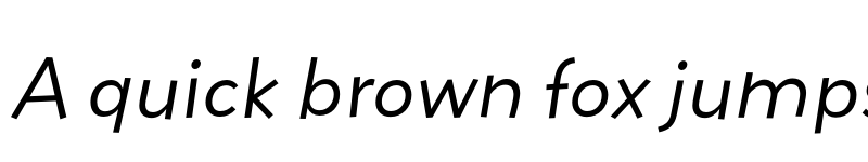 Preview of Grenadine MVB Italic font