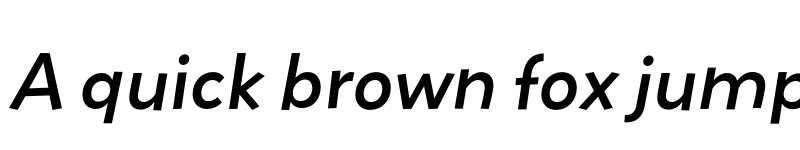 Preview of Grenadine MVB Medium Italic font