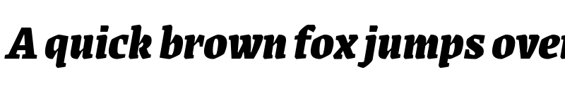 Preview of Grenze Black Italic font