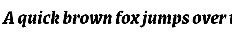 Preview of Grenze Bold Italic font