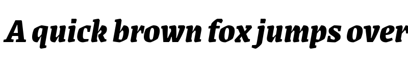 Preview of Grenze ExtraBold Italic font