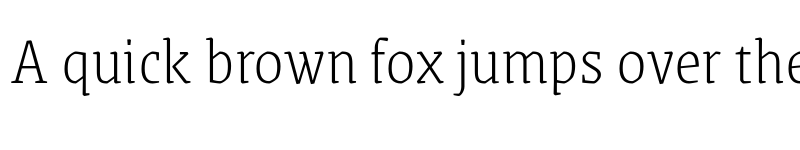 Preview of Grenze ExtraLight font