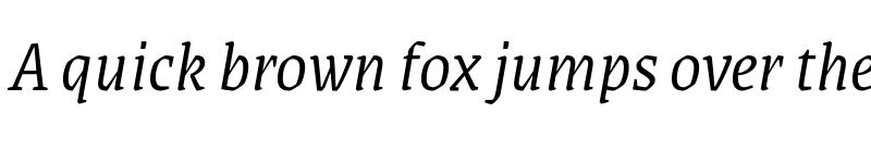 Preview of Grenze Light Italic font