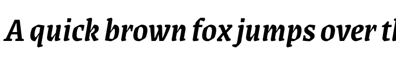 Preview of Grenze SemiBold Italic font