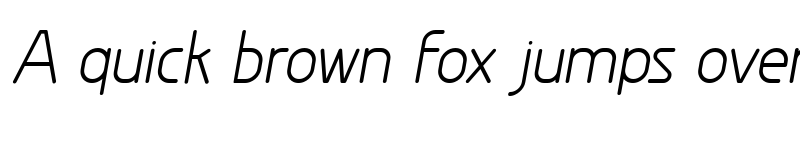 Preview of GreyscaleBasic Italic font