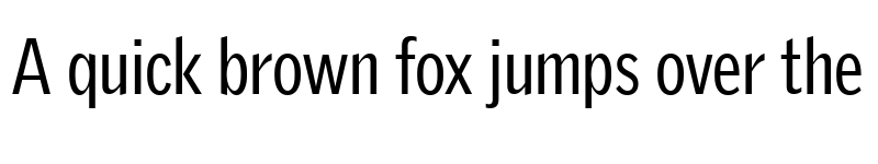 Preview of GriffithGothic Cond Regular Regular font