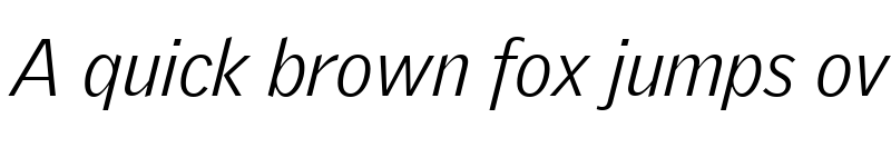 Preview of GriffithGothic Light Italic font