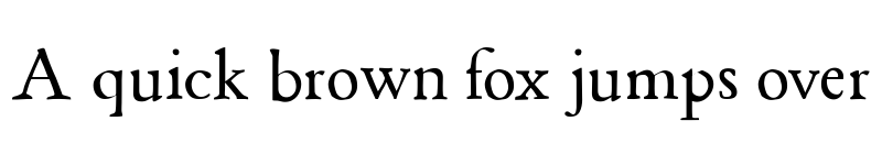 Preview of GriffosFont Regular font