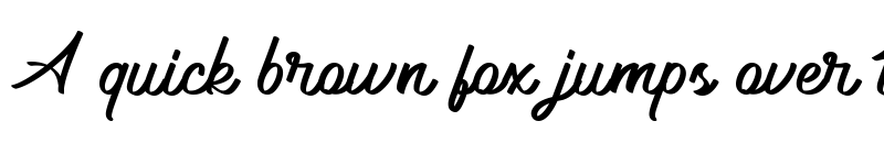 Preview of Grimalkin Regular font