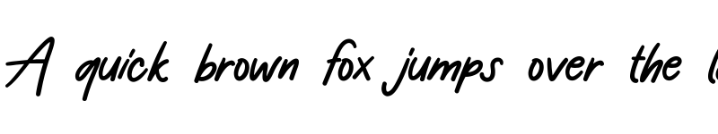 Preview of Grinlane Regular font