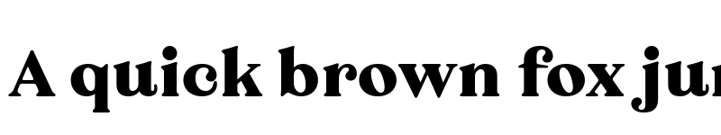 Preview of Grobek Black font