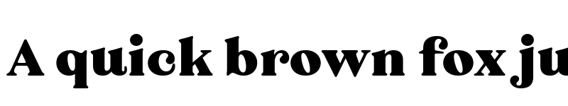 Preview of Grobek Heavy font