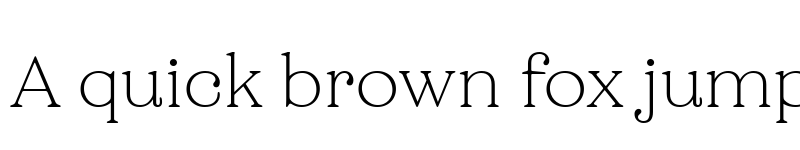 Preview of Grobek Light font