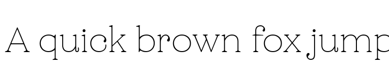 Preview of Grobek Thin font